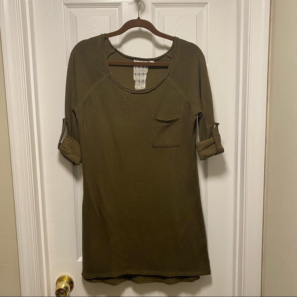 Olive Sweater Dress